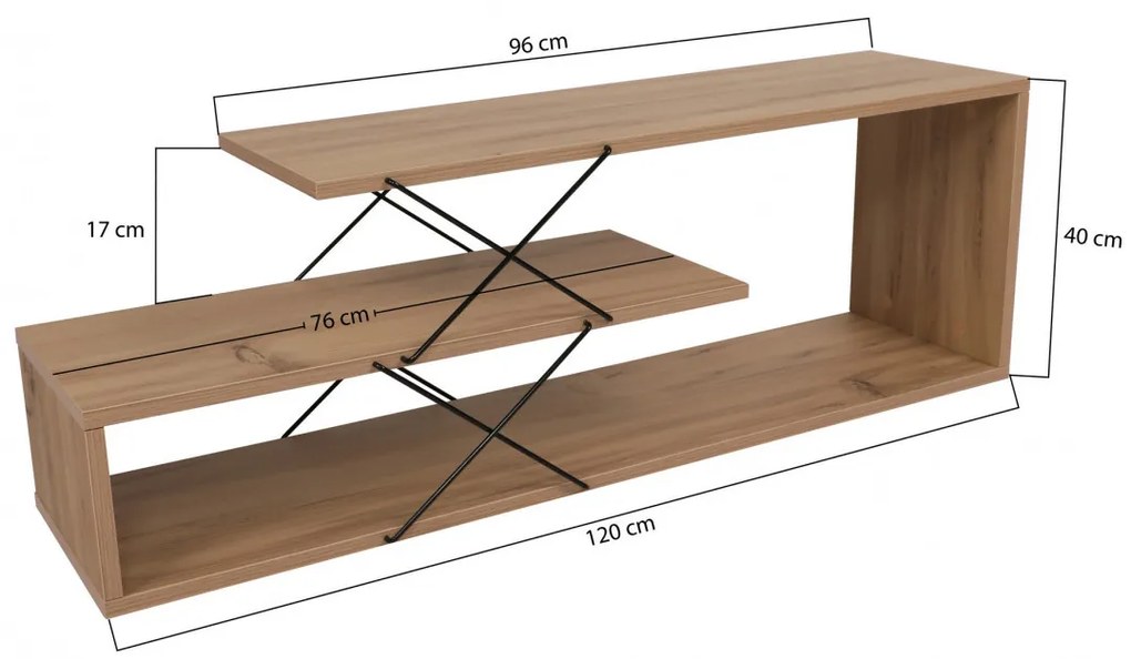 Comoda TV Zigzag - Oak