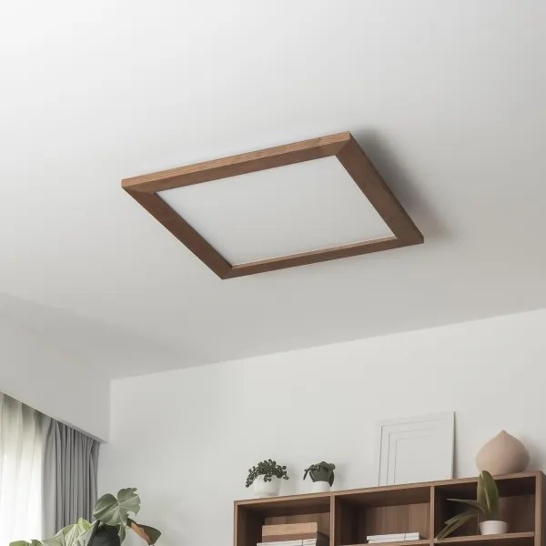 Plafonieră LED Brilagi SLIMFRAME WOOD LED/36W/230V 49,5x49,5 cm maro închis