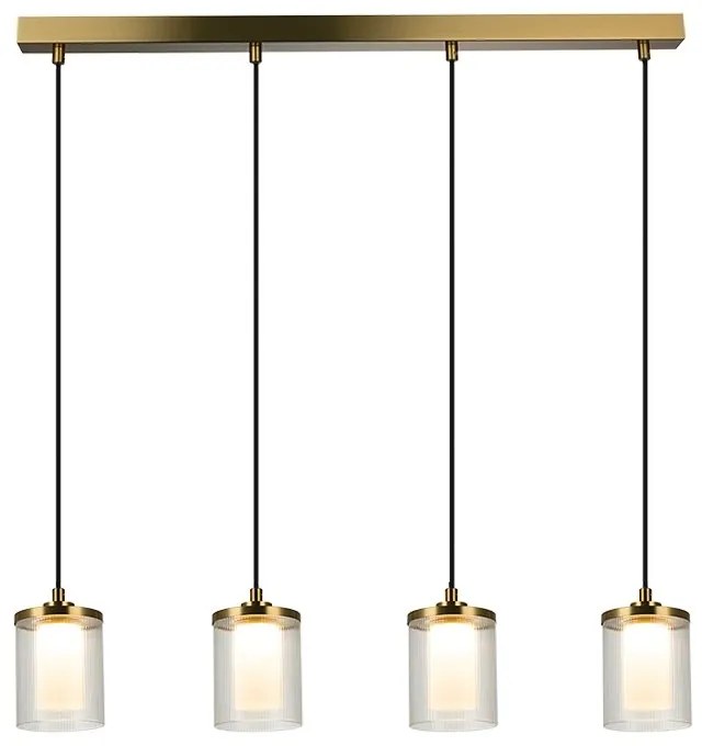 Lustra LED dimabila design modern decorativ Luxury aurie