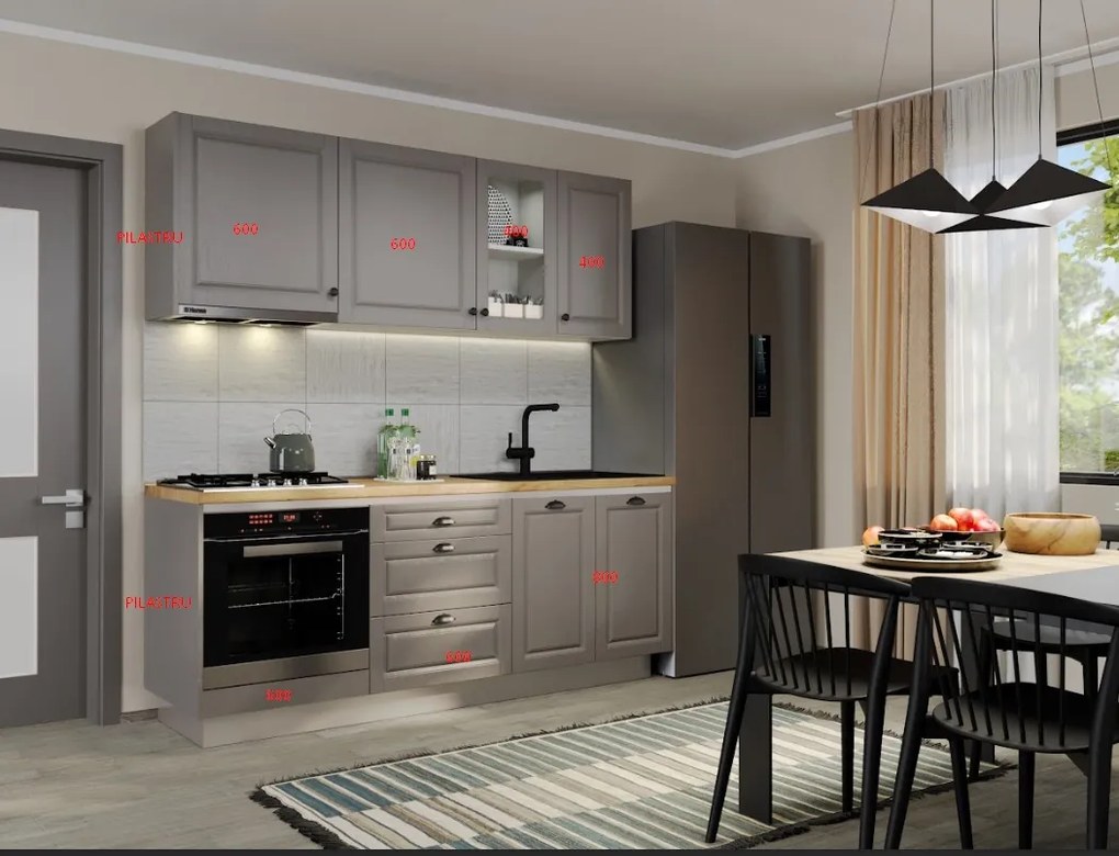 Set Mobila Bucatarie Cucina 202 cm C5