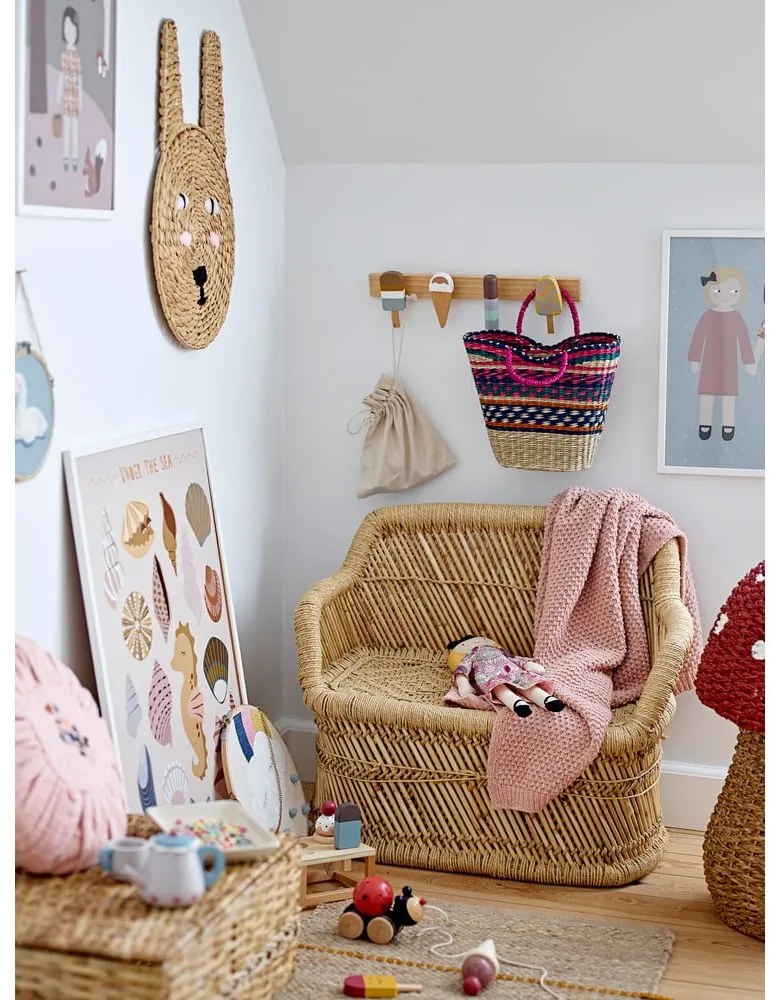 Cuier de perete pentru copii din lemn de fag Zyon - Bloomingville Mini