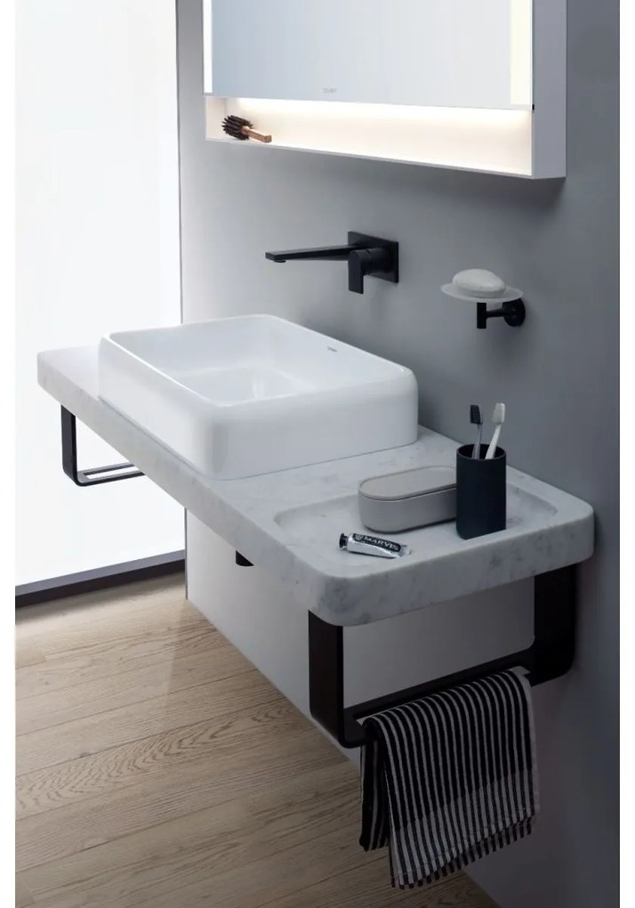 Duravit Tulum baterie lavoar ascuns negru TU1070004046
