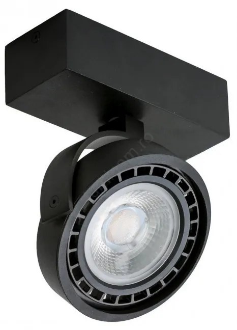Spot aplicat directionabil JERRY 1 negru ZZ AZ1367