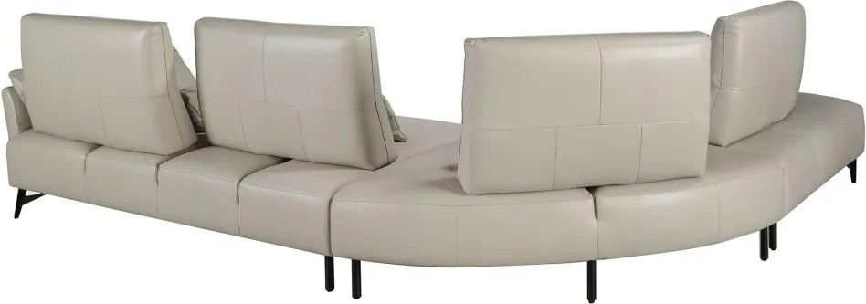 Coltar 5 locuri, Spatar Reglabil, Sezlong Stanga, Cowhide sand