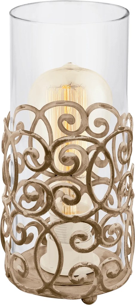 Veioză Eglo CARDIGAN Ø120mm, patină maro