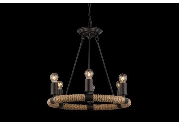 Globo 69029-6 - Lustră pe lanț ULLEU 6xE27/40W/230V