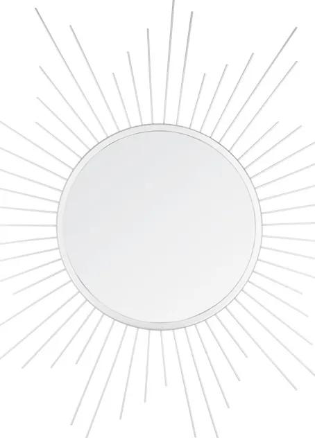 Decoratiune de perete cu oglinda JJA Fence silver