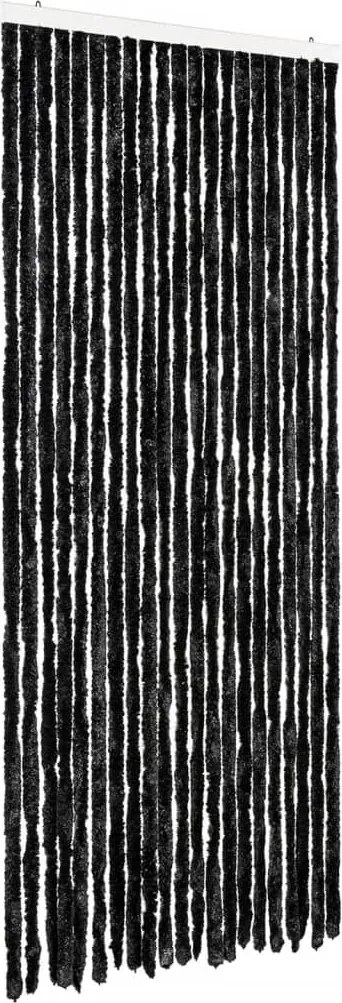 vidaXL Perdea pentru insecte, antracit, 90x200 cm, chenille