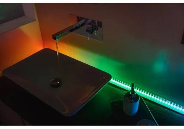 Bandă LED RGB de extensie LINE 100xLED 1,5m Wi-Fi Twinkly TWL100ADP-W