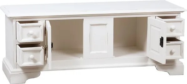 Comoda TV, L150 51 H56 cm, 2 usi 4 sertare,