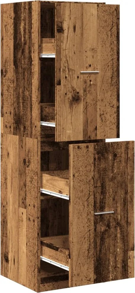 vidaXL Dulap de farmacie, lemn vechi, 40x41x144,5 cm, lemn prelucrat