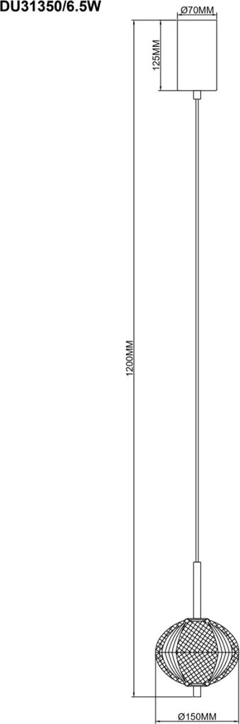 Pendul, Lustra moderna suspendata LED CCT GALATEA