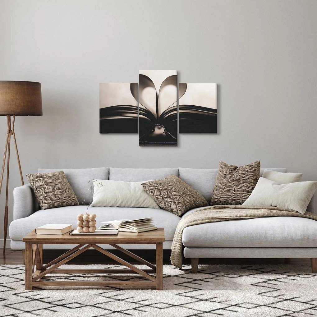 Tablou cu carte (90x60 cm)