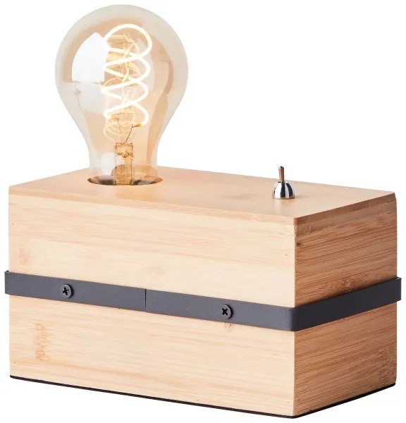 Lampă de masă Brilliant BENNY 1xE27/40W/230V bambus