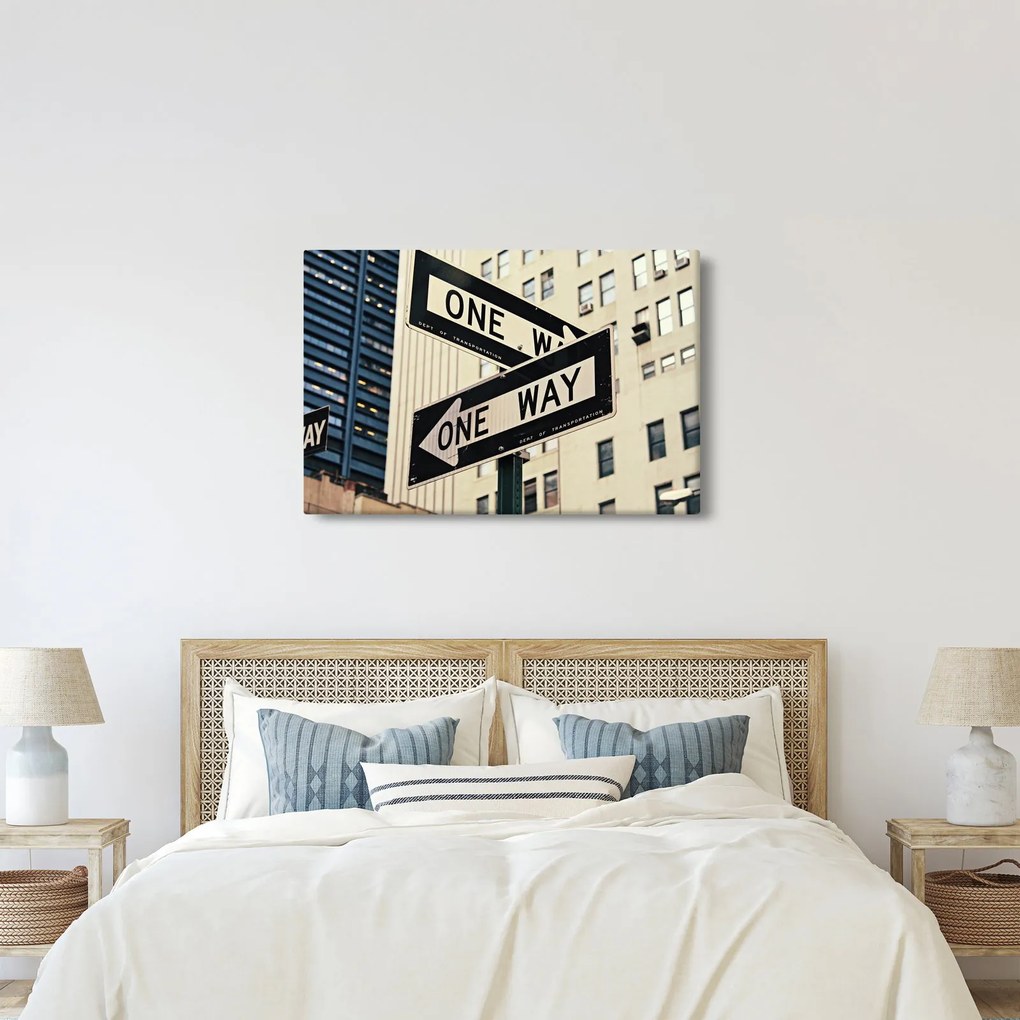 Tablou - New York ONE WAY (90x60 cm)