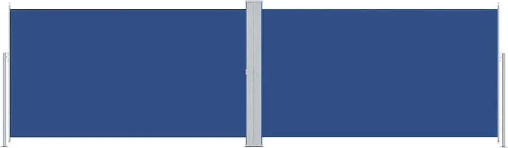 vidaXL Copertină laterală retractabilă, albastru, 180x600 cm