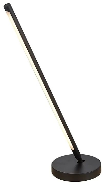 Veioza/Lampa de masa LED design modern minimalist TORCH neagra