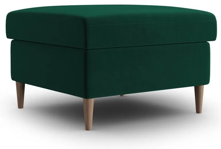 Taburet verde cu tapițerie din catifea Kyoto – Cosmopolitan Design