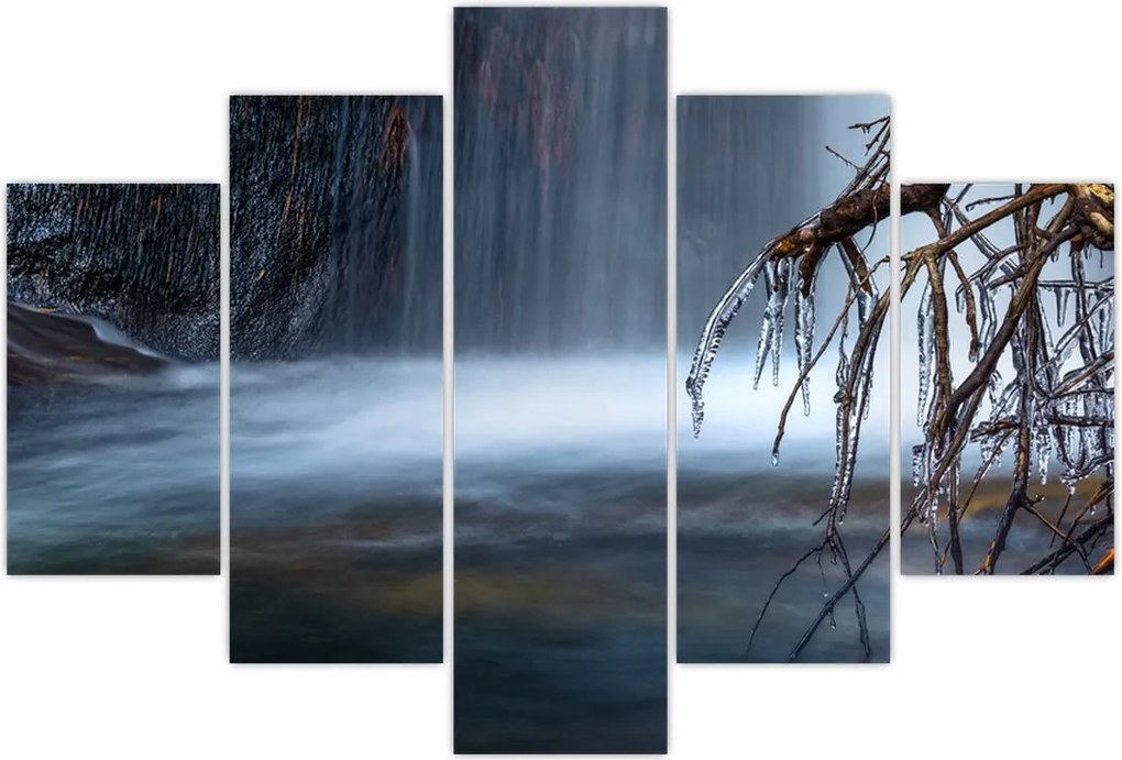 Tablou - Laguna de iarnă (150x105 cm)