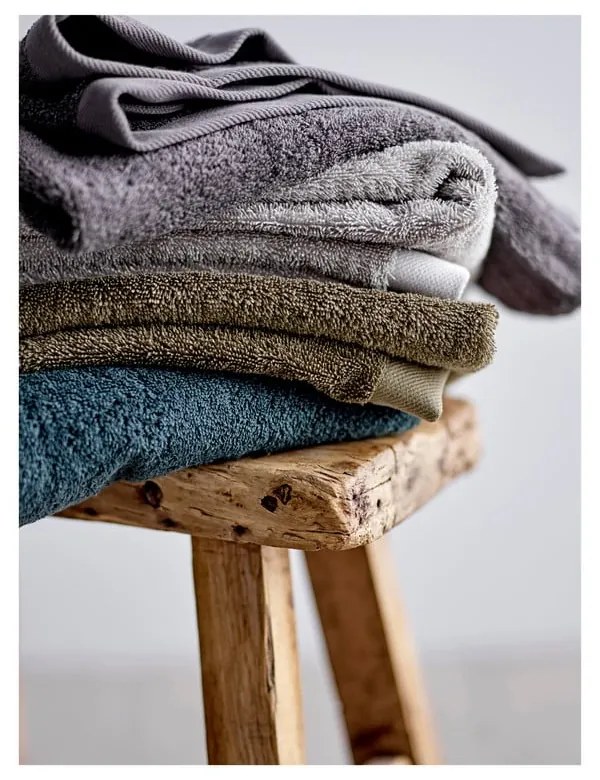 Prosop gri deschis din bumbac din frotir 30x30 cm Comfort – Södahl