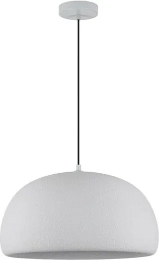 Lustra suspendata cu textura granulata Davo 50cm, gri piatra