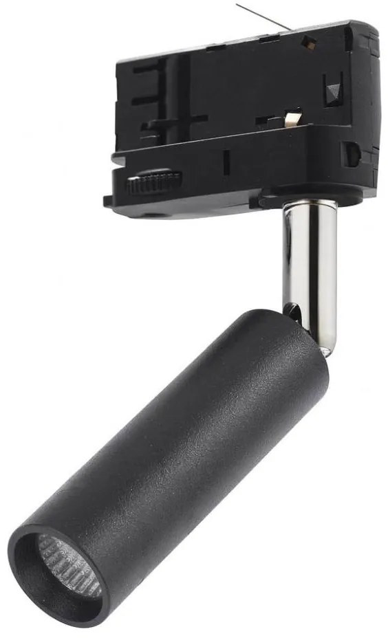 Spot pentru sistem de șină trifazică LAGOS 1xG9/8W/230V negru