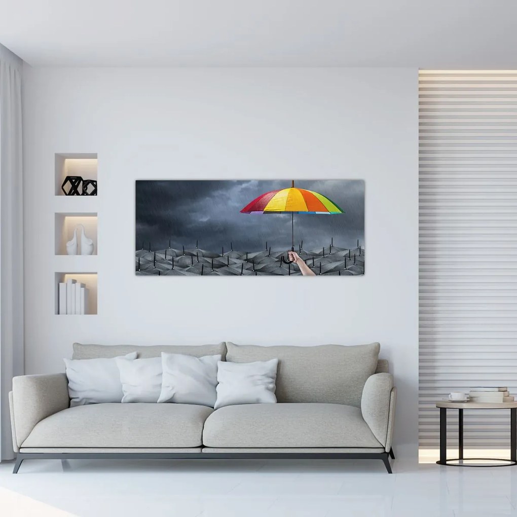 Tablou - Umbrele (120x50 cm)