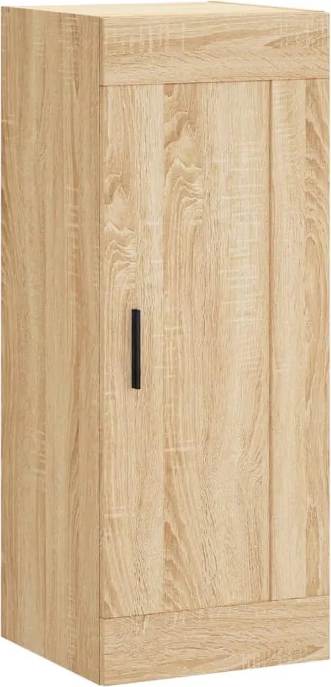 vidaXL Dulap de perete, stejar sonoma, 34,5x34x90 cm, lemn prelucrat