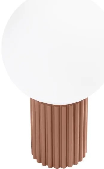 Lampă de masă Sollux SL.1736 HALO 1xG9/8W/230V d. 12 cm maro