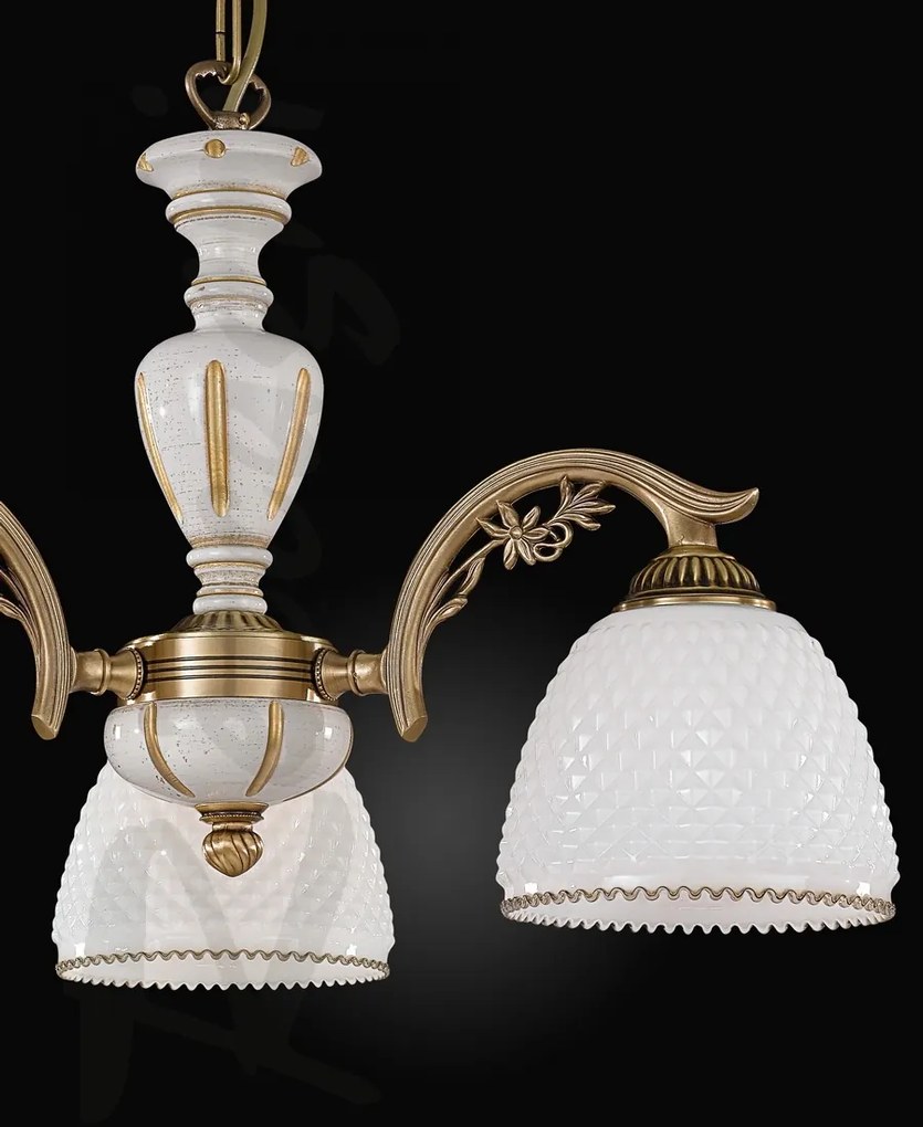 Candelabru din alama cu 3 brate design italian 8606