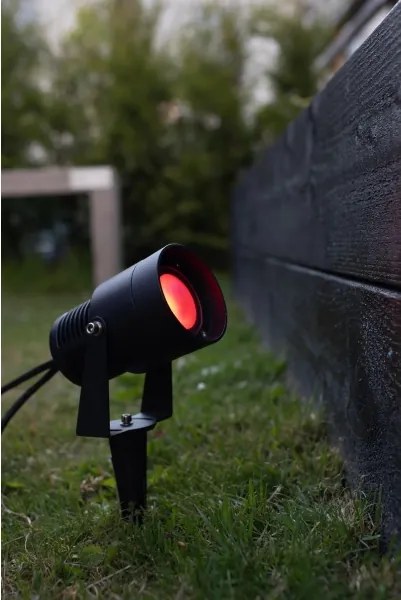 Markslöjd 108404 - Lampă de exterior LED RGBW GARDEN24, LED 6W/24V, 30 cm, IP44, neagră