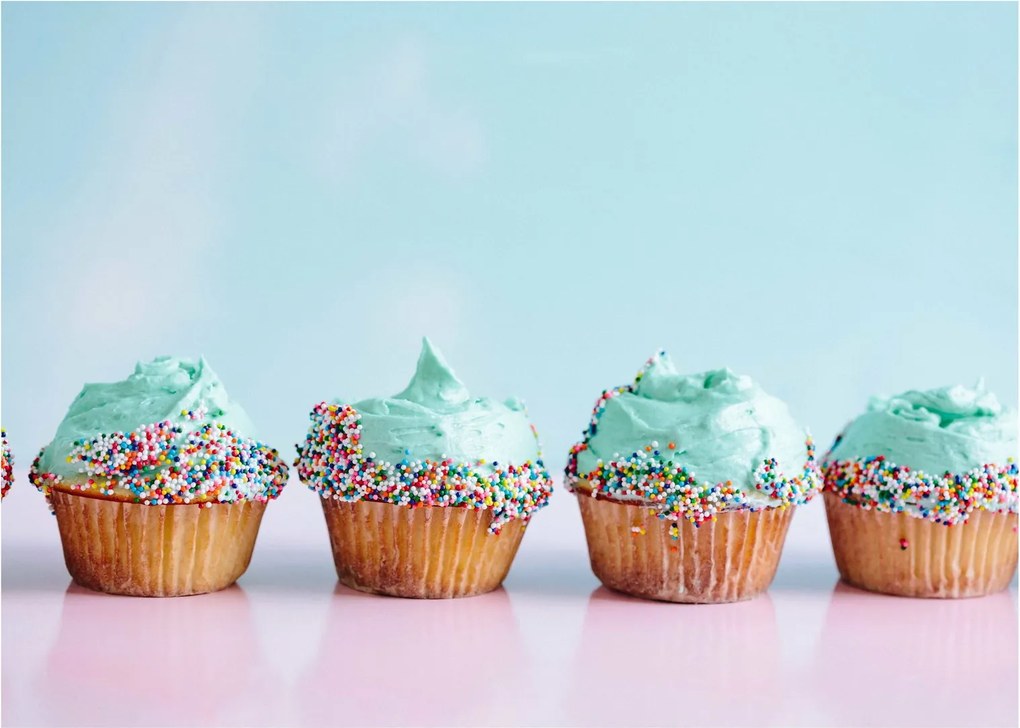 Tablou cu cupcakes (70x50 cm)