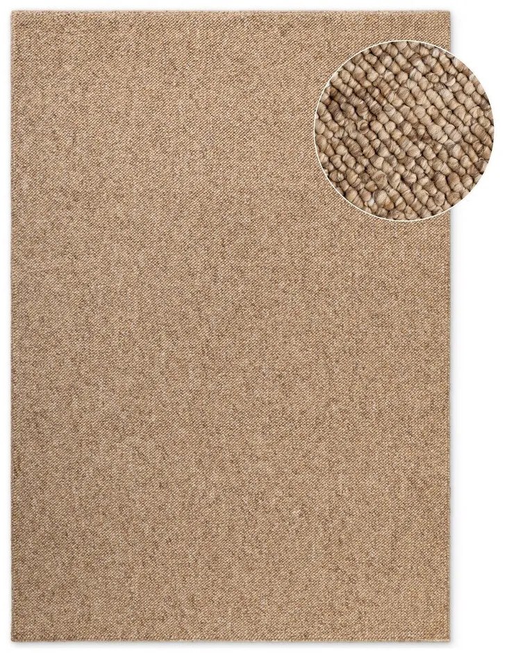 Covor maro deschis lavabil 200x290 cm Rocco Caramel – Elle Decoration