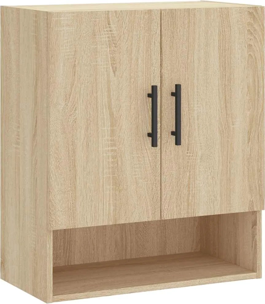 vidaXL Dulap de perete, stejar sonoma, 60x31x70 cm, lemn compozit