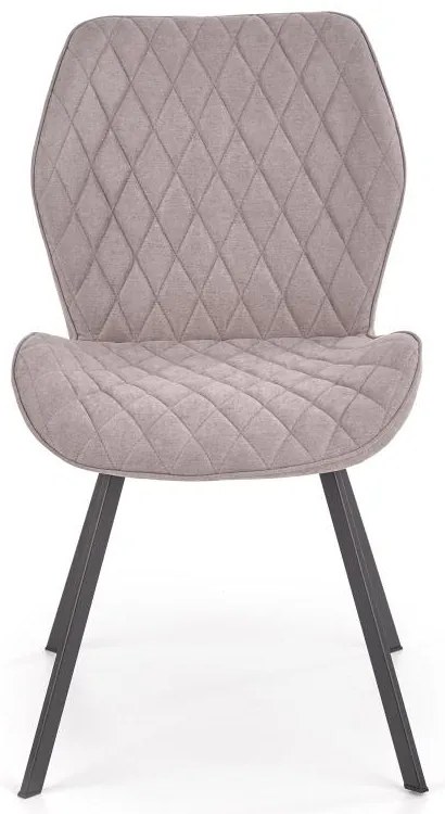Scaun de bucaterie Debora, gri/negru