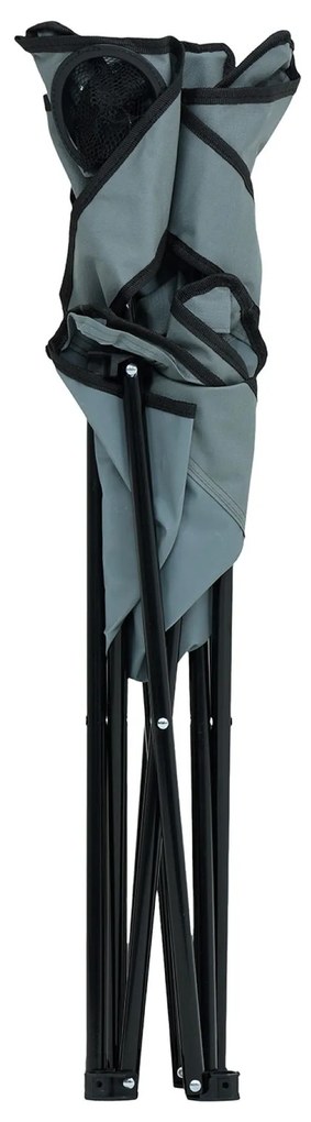 Set 2 buc scaune camping Advirtieron (gri). 1117499