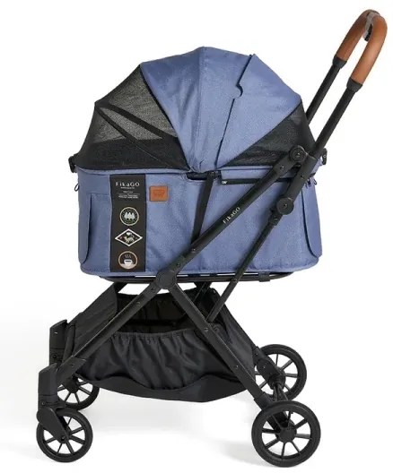 Cărucior pentru câini și pisici Fikago FTG Blue Note