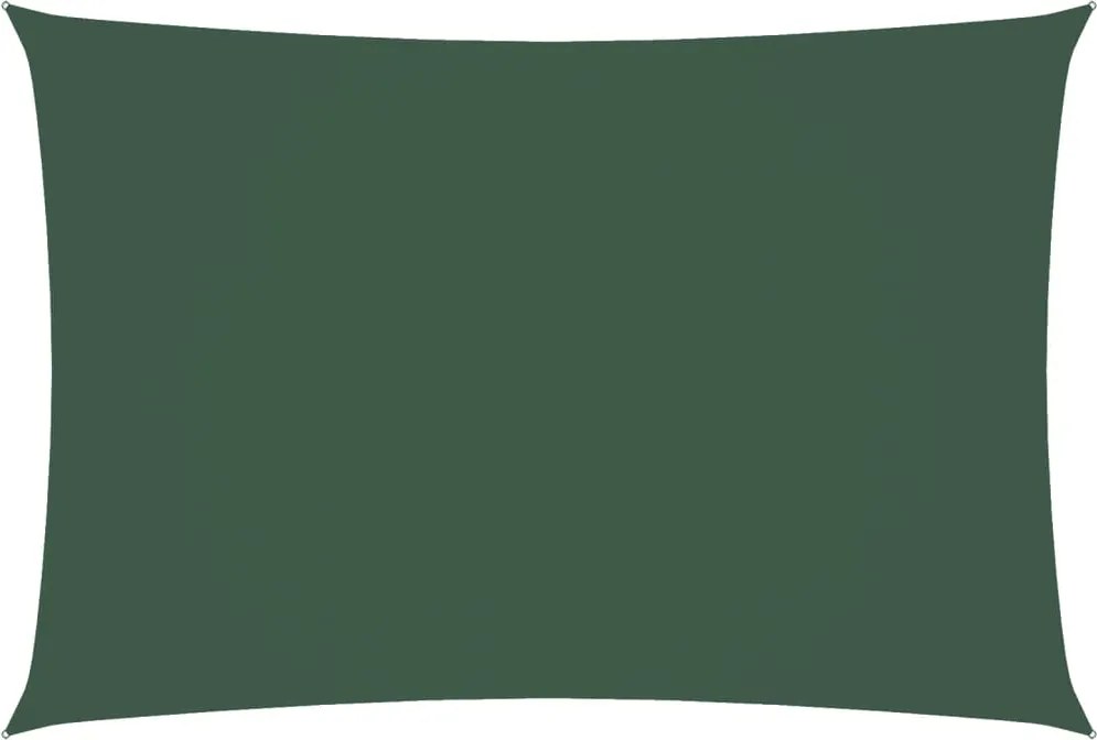 vidaXL Parasolar verde închis 2,5x4,5 m țesătură oxford dreptunghiular