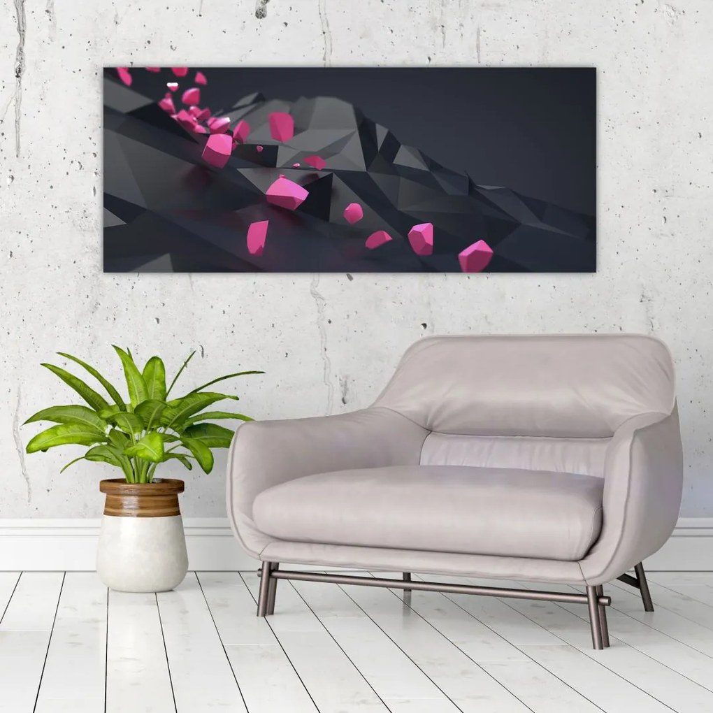 Tablou 3D abstracție (120x50 cm)