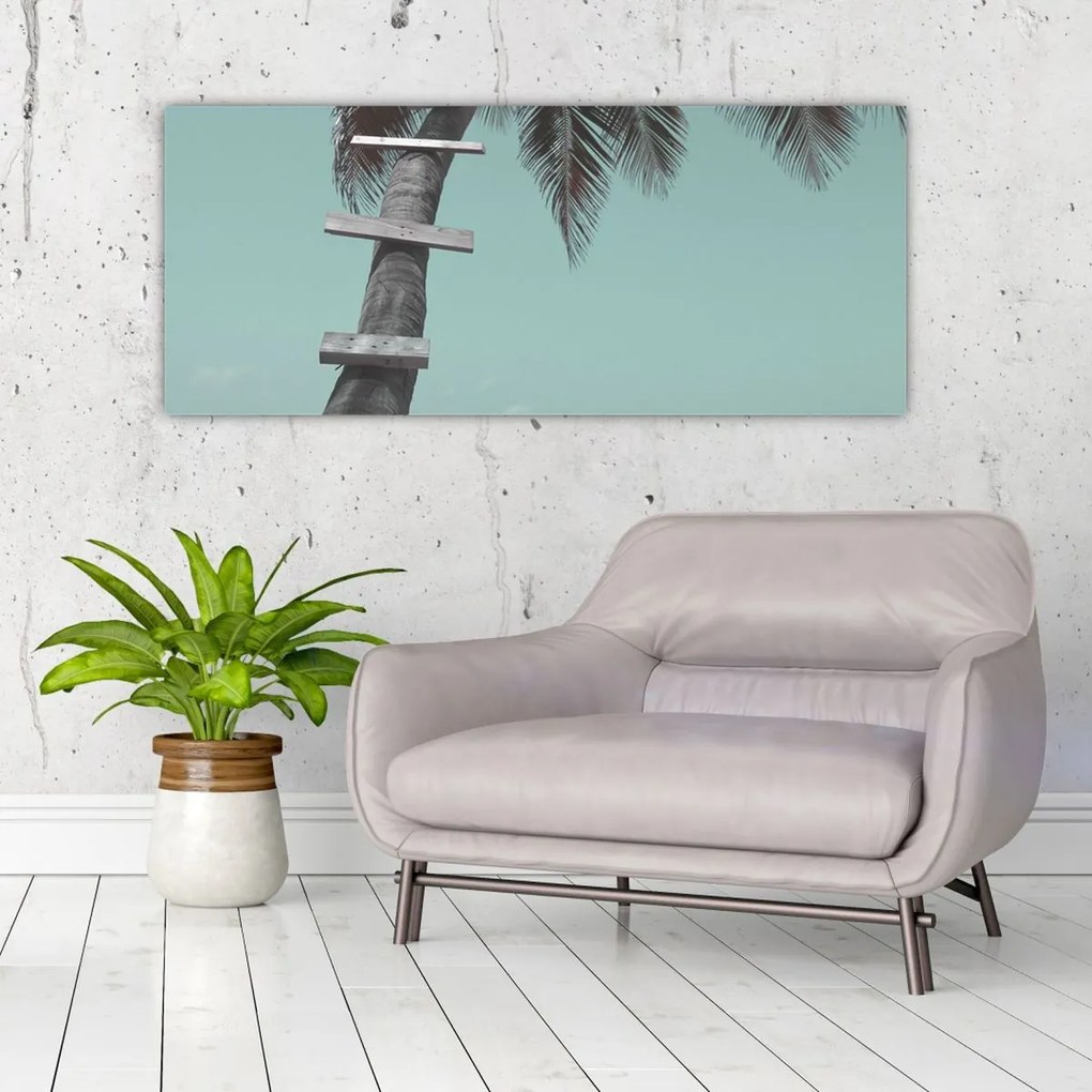 Tablou - Palma în Caraibe (120x50 cm)
