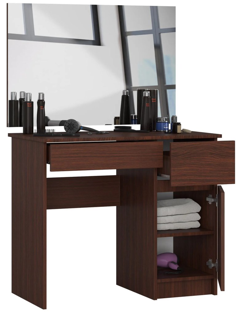 Masă de toaletă Parijat (wenge) (cu oglindă) (D). 1070900