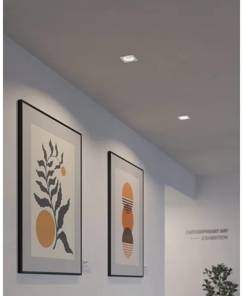 Corp de iluminat LED RGBW încastrat dimabil Eglo 900765 CAROSSO-Z 4,7W/230V alb