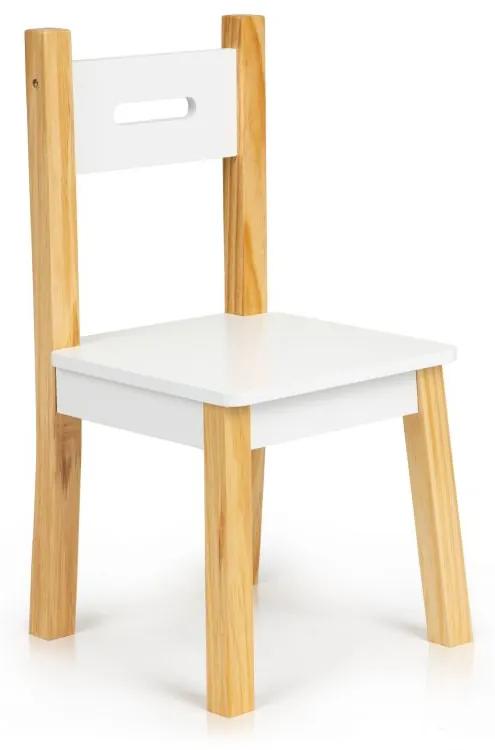 Masă din lemn pentru copii MULTI + 2 scaune