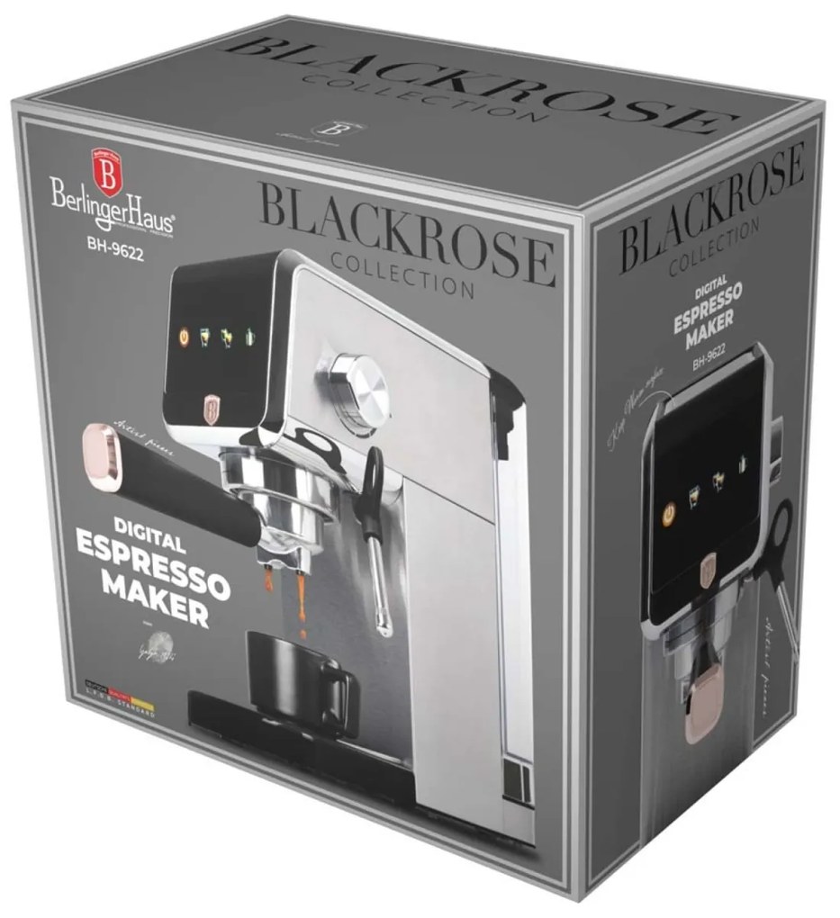 Expresor cafea digital, 20 bar Berlinger Haus BH 9622