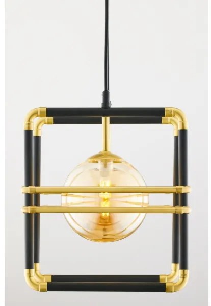 Lustră pe cablu Jupiter 2026 FIORI 2xG9/10W/230V negru/auriu/bej