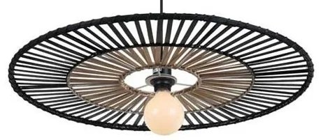Pendul, lustra design modern Lian negru 40cm