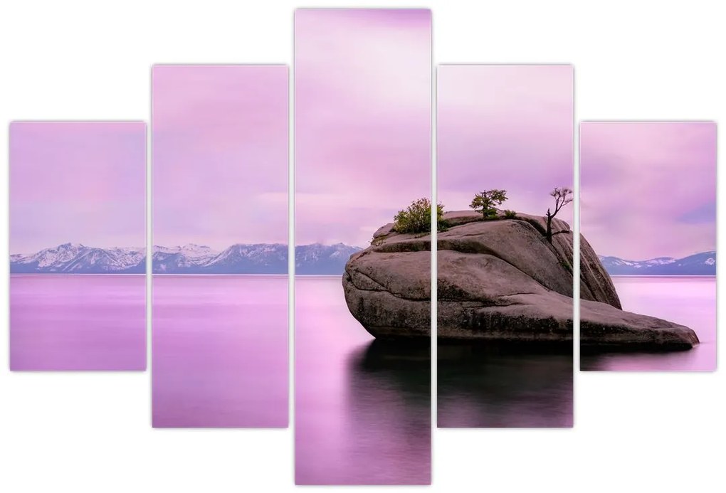 Tablou cu piata în mare (150x105 cm)