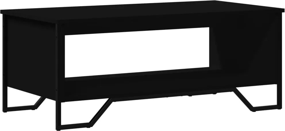 vidaXL Măsuță de cafea, negru, 100x51x40 cm, lemn prelucrat