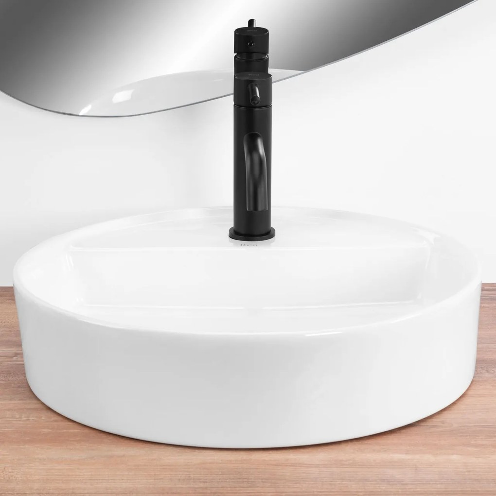 Lavoar Ronda alb L45 cm