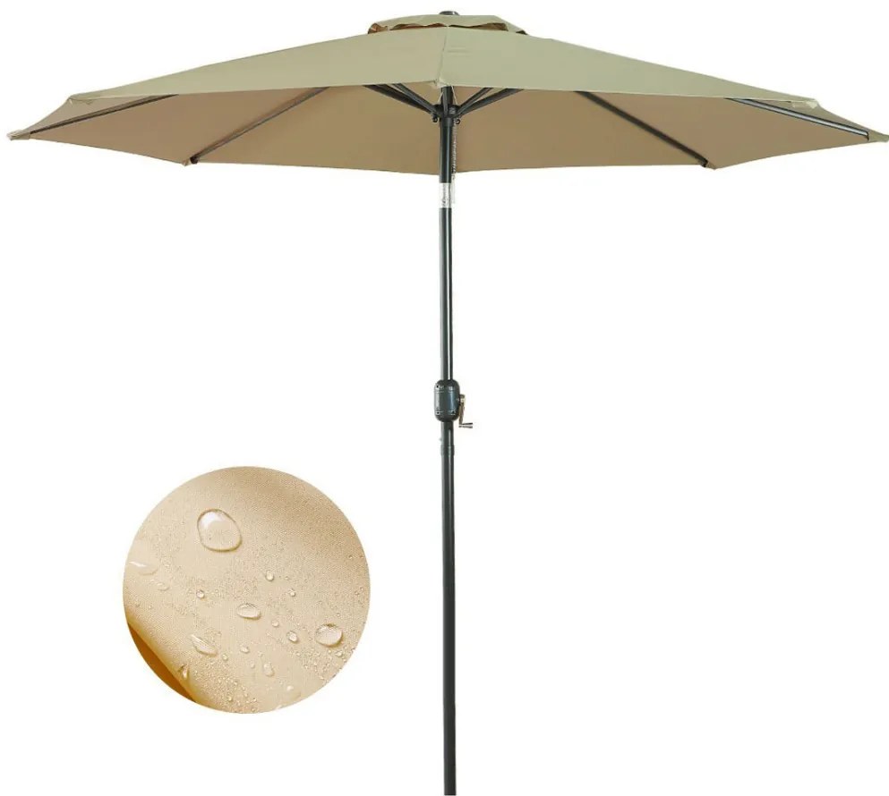 Umbrela de gradina extra mare, inclinabila